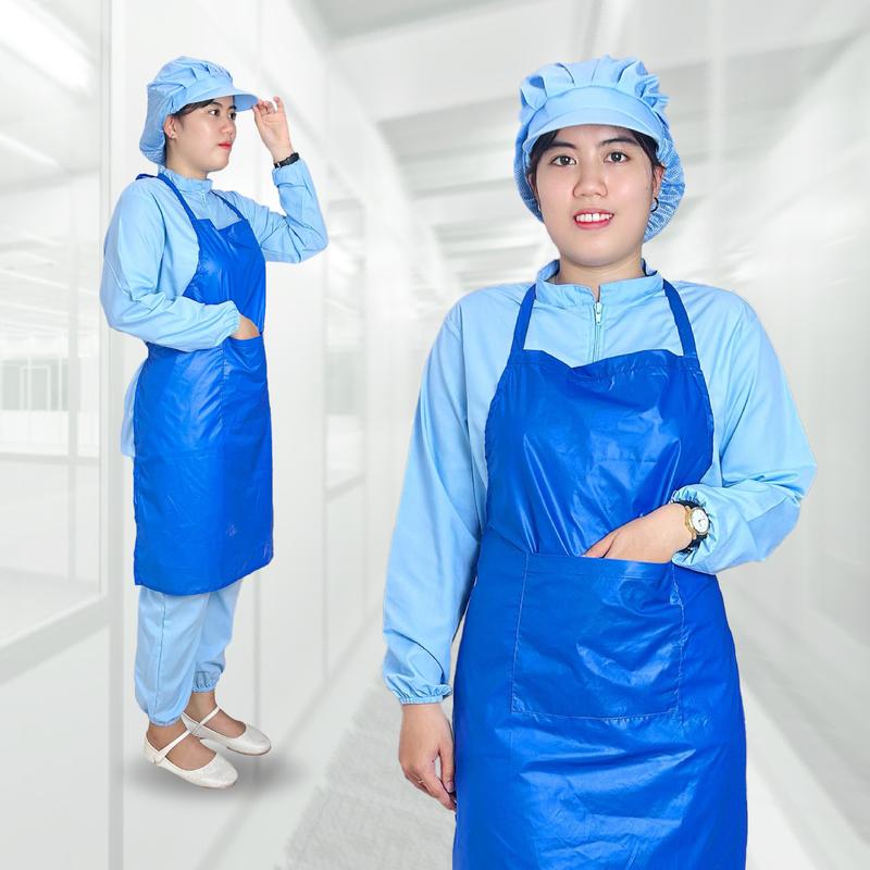 (KHÔNG KÈM NÓN) Đồng Phục Phòng Sạch, Phòng Lạnh Cho Công Nhân Thực Phẩm, Ngành Y Tế, Phòng Thí Nghiệm 2