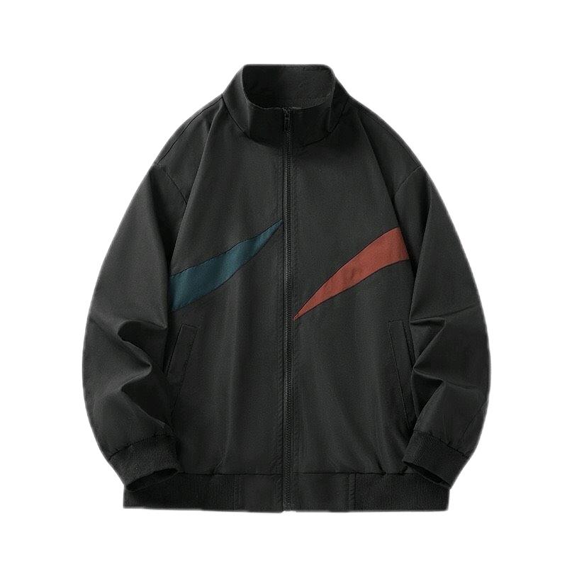 Tiger Fashion Áo Khoác Nam Nữ Bomber Dù Hai Lớp Lót Dù Chống Nắng Chống Gió Mẫu 2025 Siêu Nhẹ Siêu Ấm Màu Đen Trắng Phối Sọc Tinh Tế