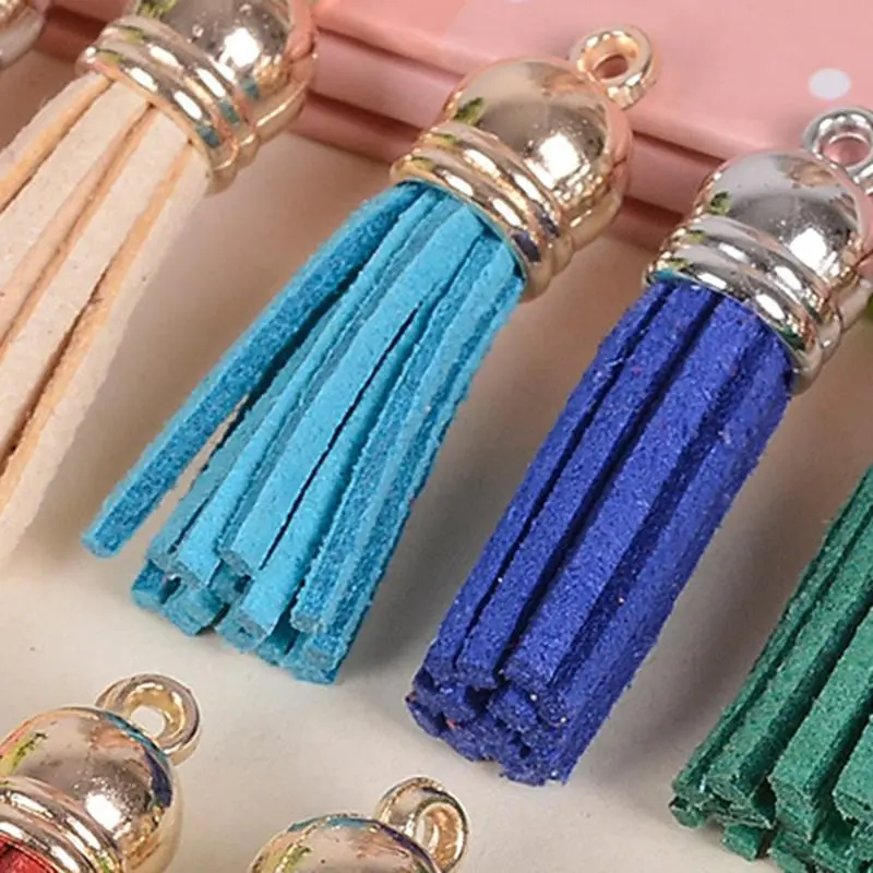 Mặt Dây Chuyền Tua Rua Nhồi Bông Charm Trang Trí Tuyến Tính, Kích Thước 4cm, Màu Ngẫu Nhiên, Thích Hợp Để Trang Trí Tự Làm Cho Túi Xách Và Móc Chìa Khóa, A0L4