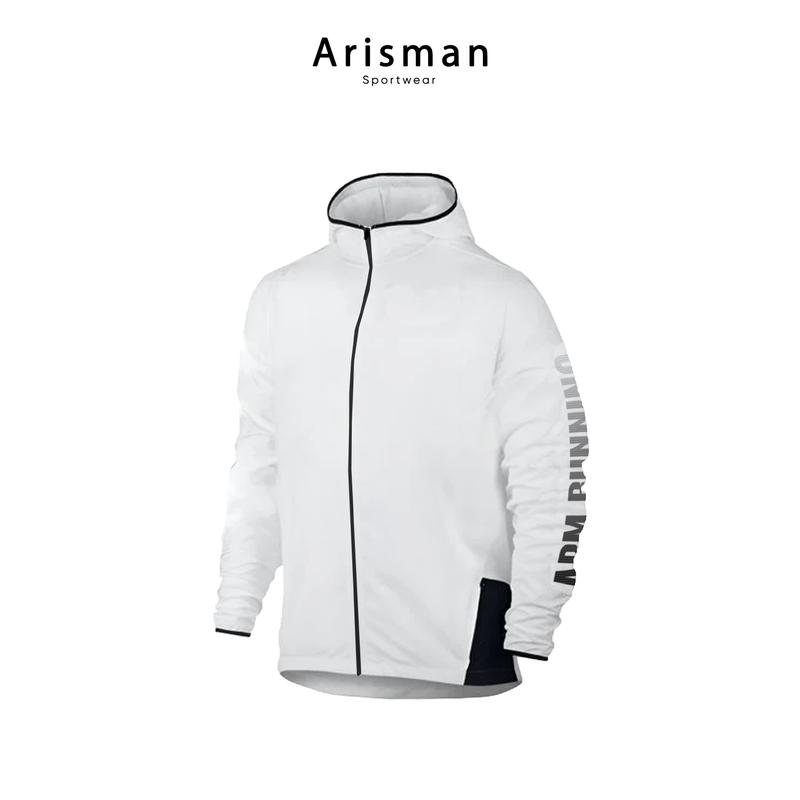 Áo khoác gió chạy bộ 1 lớp mỏng Tập Gym siêu nhẹ ARM chống gió, chống bụi, chất vải dày dặn 2