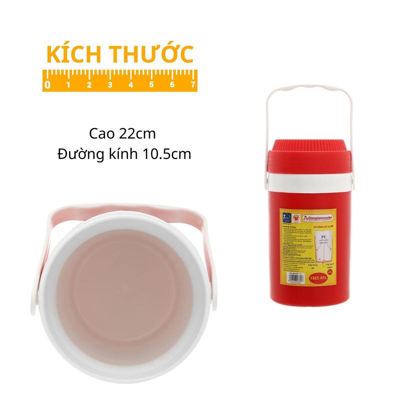 Product Introduction of Bình Nước Giữ Lạnh ĐỒNG TÂM 1L ON SHOPPING TV Có Quai Xách Tiện Dụng 12