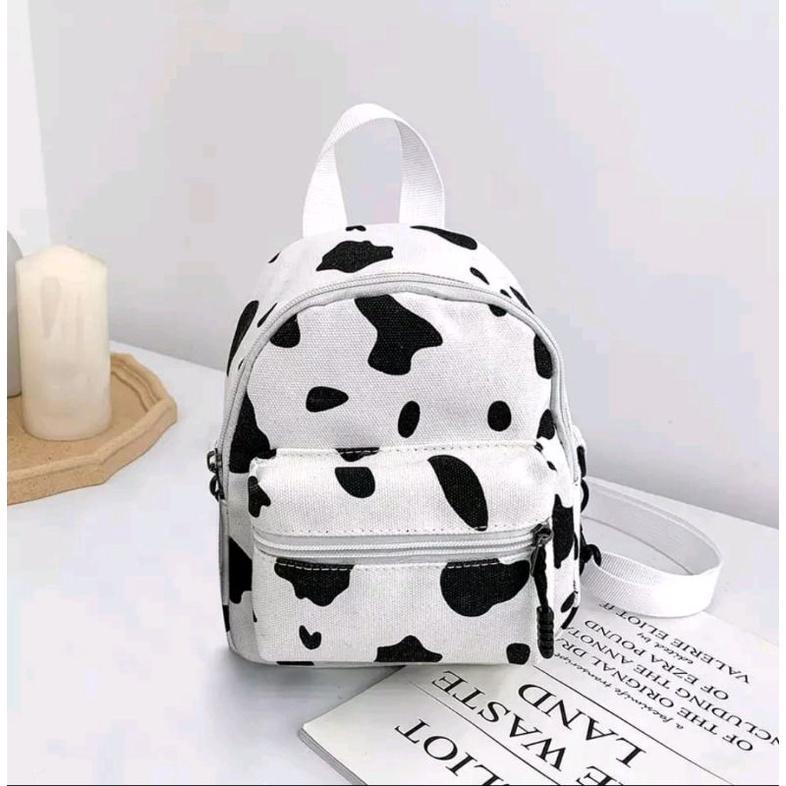 Tas Ransel Cow Corak Motif Sapi Tas Backpack Mini Lucu Murah - Shop ...