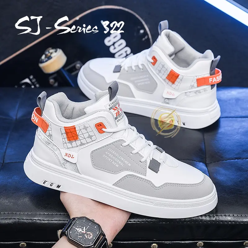 JPRO GANTENG Sepatu Sneakers Boots Fashion Pria Round Toe Pergelangan Kaki Kualitas Import Premium -322 2