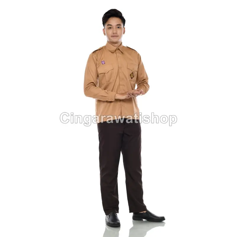 Seragam Pramuka Pembina Pria - Lengan Panjang & Lengan Pendek 2