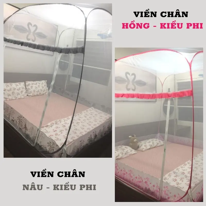 Mùng gấp thông minh tự bung chống muỗi gấp gọn cao cấp Kiều Phi 5