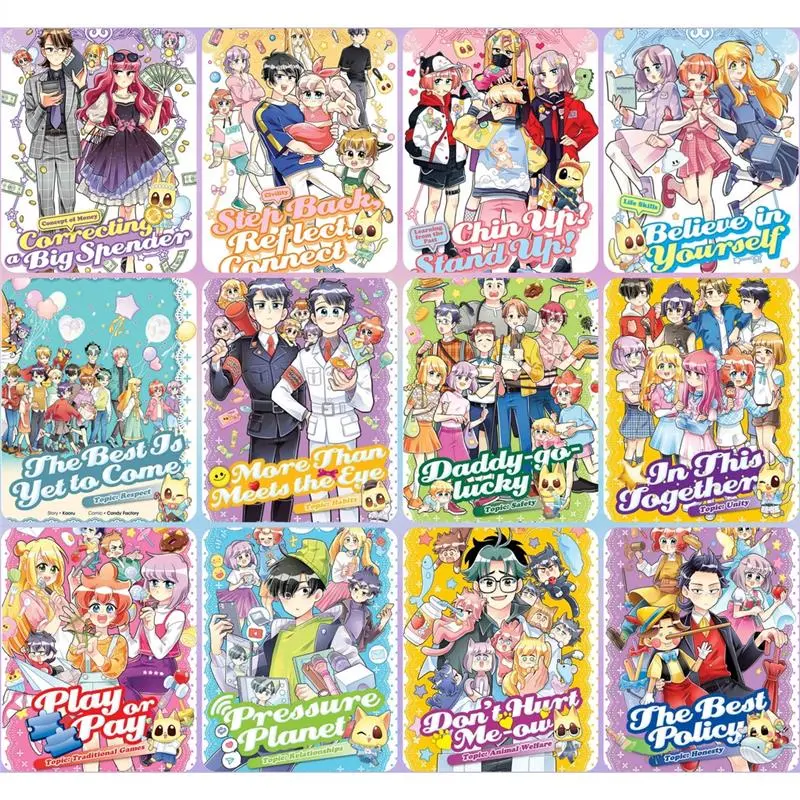 High Quality Candy Series Comic G01 To G62, Fun Educational Comics, Nurturing Values