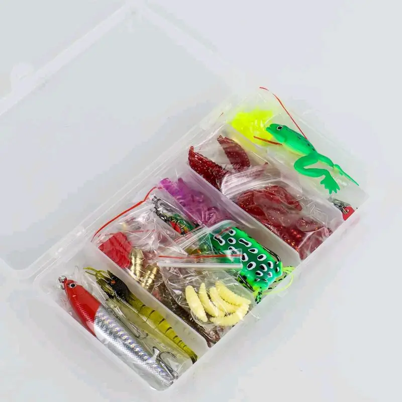 Minnow umpan Casting Set Lengkap Umpan Pancing Ikan Set Fishing 101PCS 45PCS 171PCS 140PCS 109PCS 171PCS - LIXADA Forrecci umpan ikan mujair metal jig soft frog bufo 4