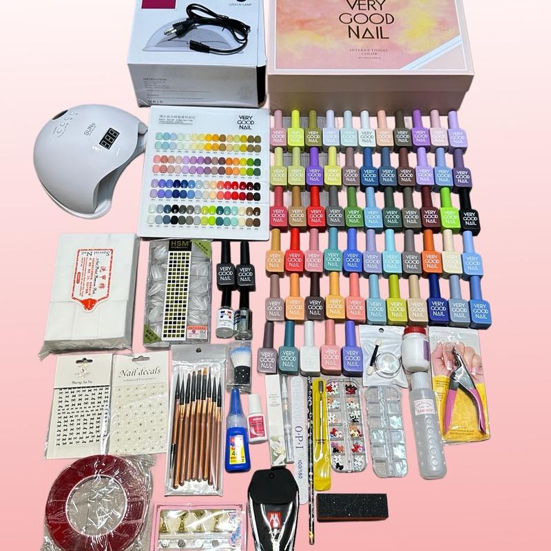 Set Combo Nail Đầy đủ dành cho ngừoi mới học. Nguyên set sơn 60 màu