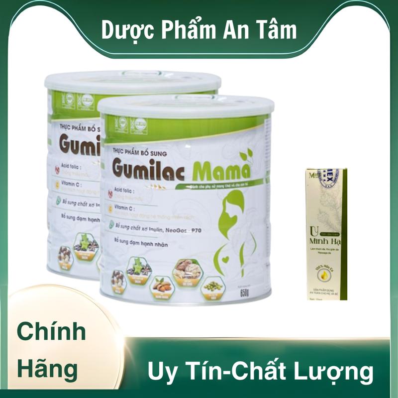 Sữa Hạt Gumilac Mama - Dòng Sữa Hạt Hữu Cơ Tự Nhiên Hỗ Trợ Tiểu Đường Thai Kỳ Cho Các Mẹ Bầu (Hộp 650g)