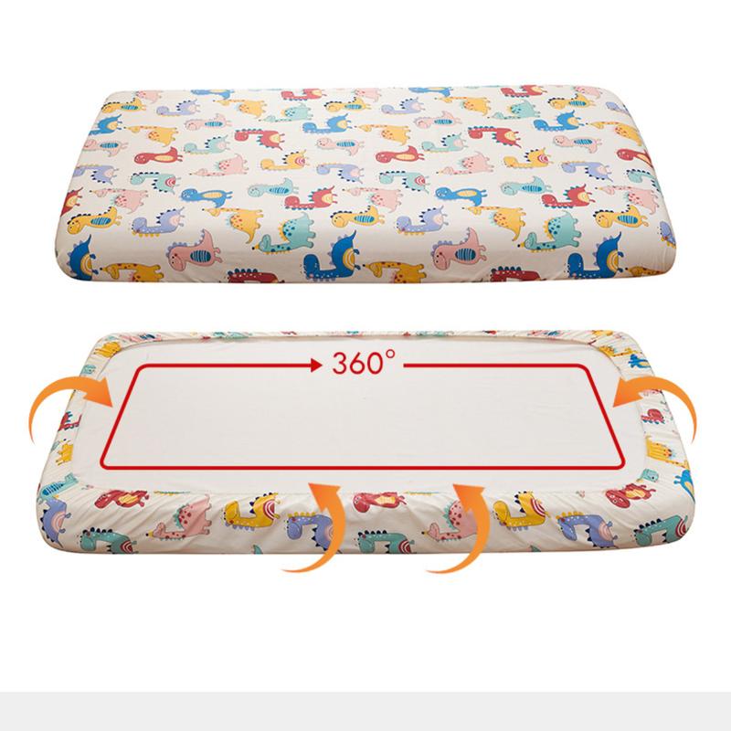 Product Introduction of Cartoon Fitted Sheet Cotton Children Sheets Single Bedspread Pillowcase Pure Cotton Bedspread 24