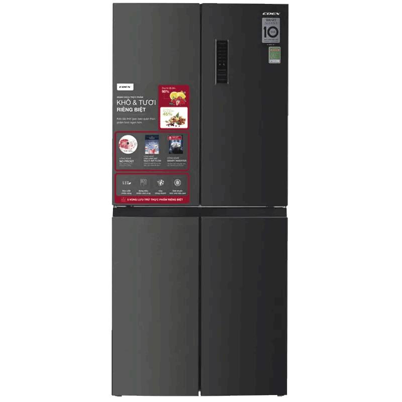 Tủ lạnh 4 cửa Inverter 362L COEX RM-4007MIB (Inox đen)