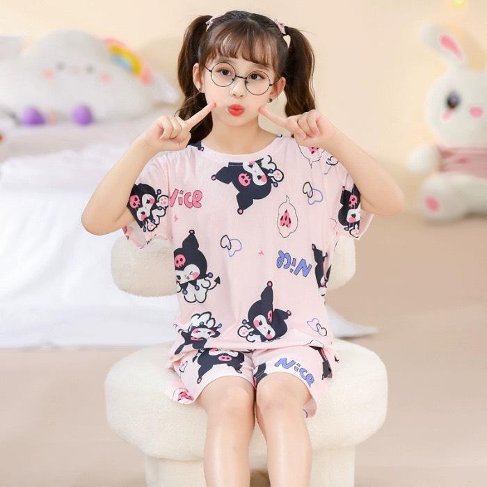 Sét bộ( COROMI GẤU DÂU ) đáng yêu dành bé gái đáng yêu size 9-45 kg CHẤT LIỆU MỀM MỊN CO GIÃN ( mã 111) Quần Cho Bé