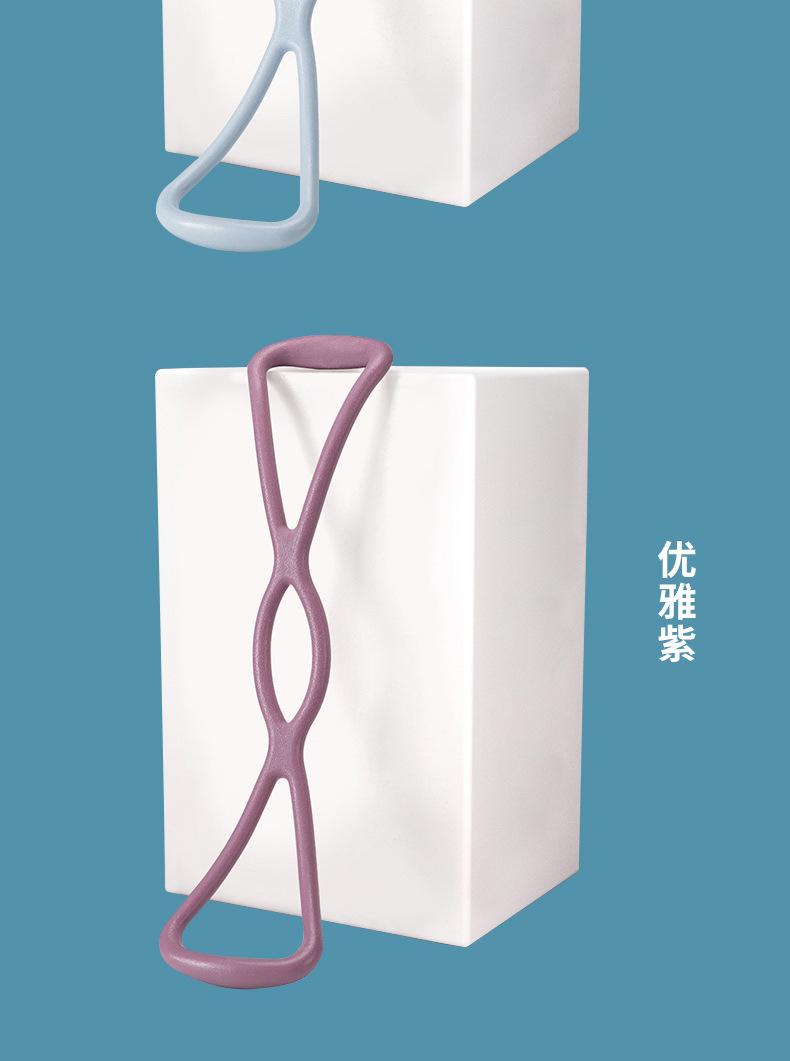 Product Introduction of 8-Word Pulling Rope Chest Expander Improved Humpback Yoga Eight-Word Chest Expander Elastic Belt Home Office Fitness Equipment 13