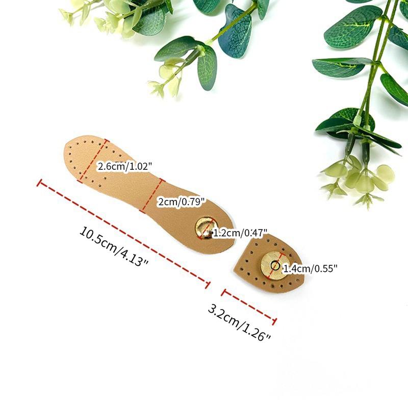 Product Introduction of NINGC DIY Women Purse Wallet Handbag Accessories PU Bag Buckle Buttons Hasp Clasp 0