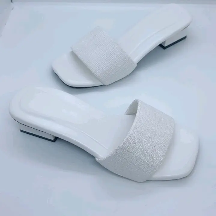 Dép Cao Gót Nữ. Gót Vuông Cao 3 phân Quai Vải Bố (mã số B3) DéP  Shoes 4