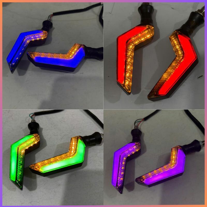 [ Giá 1 Cặp ] Xi Nhan Chữ Z led Đuổi audi gấp khúc cho xe Điện 12v - Không dùng đc 48v