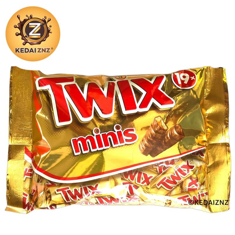  Chocolate Twix Minis Bag 333g Coklat 