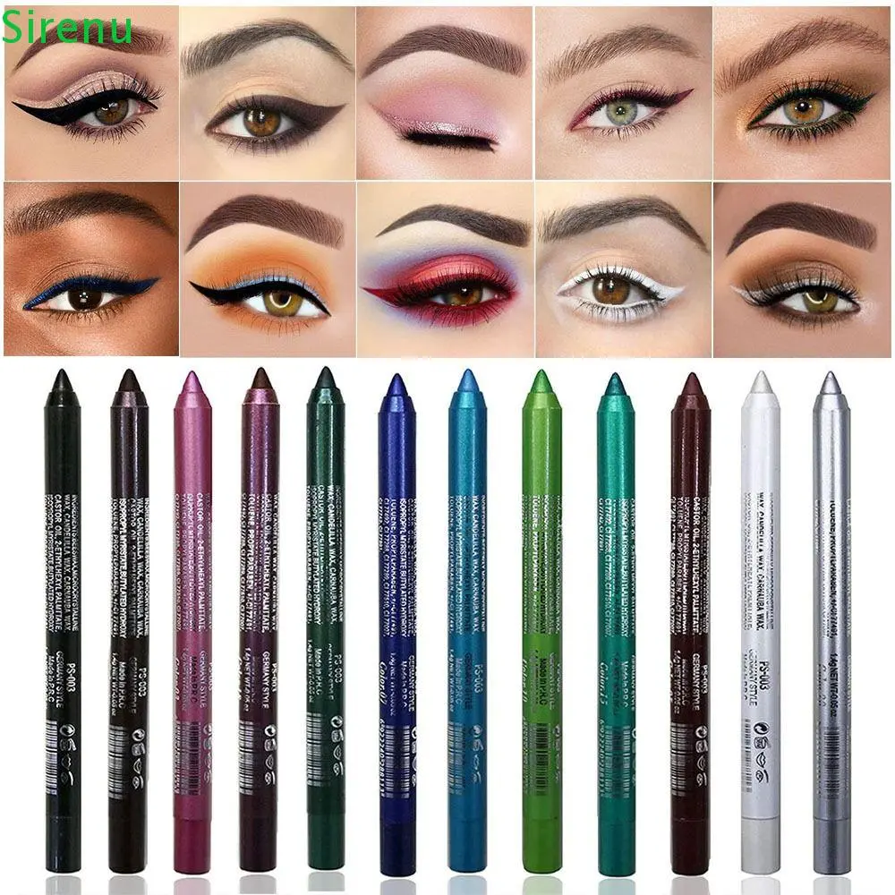 New Smooth Eyeliner Pencil Waterproof Pigment Gel Eye Liner Pen Long Lasting Eyeshadow Stick Cosmetics
