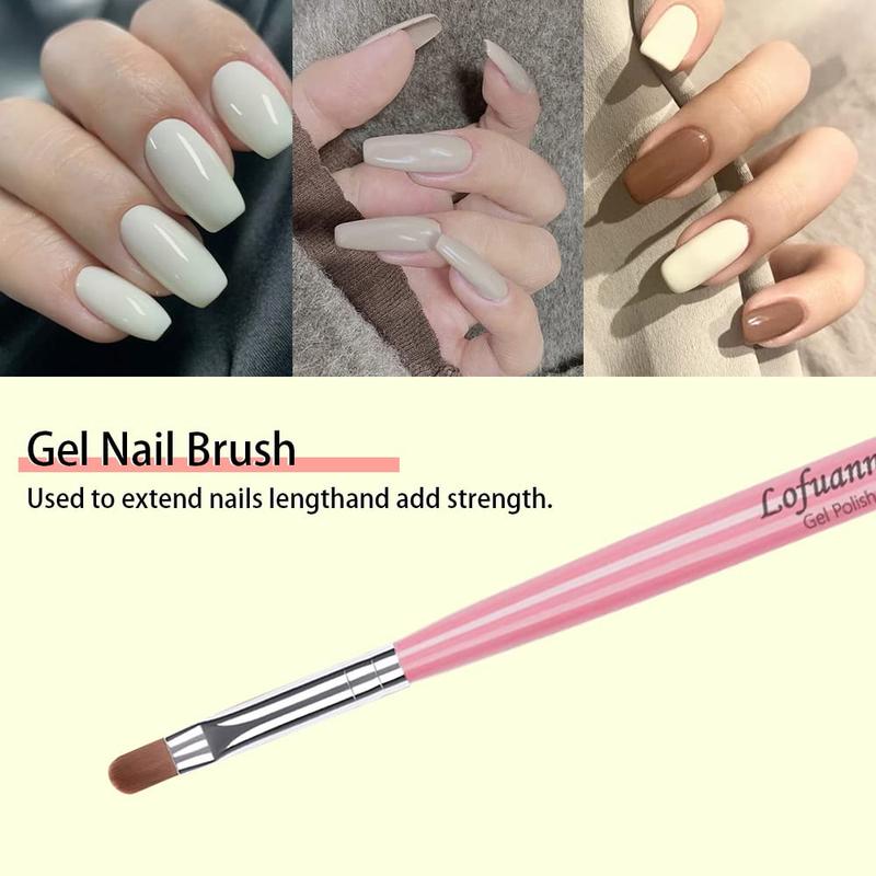 Lightweight & Comfortable Nail Art Brush Set, 6 Counts/box Nail Tip Design Tool, DIY Manicure Tools for Women 2