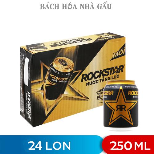  Thùng 24 Lon Nước Tăng Lực Rockstar 250ml 