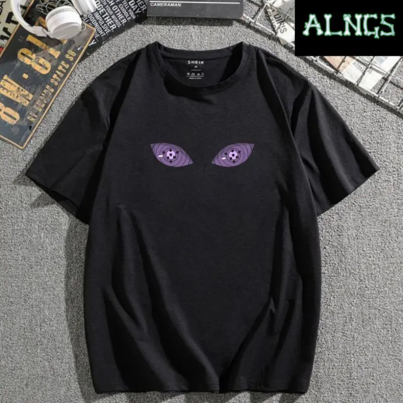 KAOS| TSHIRT | NARUTO EYES BAJU ANIME MANGEKYOU SHARINGAN RINNEGAN BYAKUGAN RINNE SHARIN1GAN CLAN UCIHA/ MATA NARUTO SASUKE MADARA