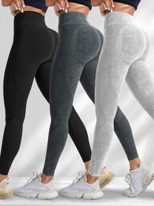 Leggings deportivos de cintura alta para mujer, Leggings deportivos de alta elasticidad, Ropa deportiva para damas, Leggings para entrenamiento, Atuendos de verano 2024, Atuendos de gimnasio para mujeres
