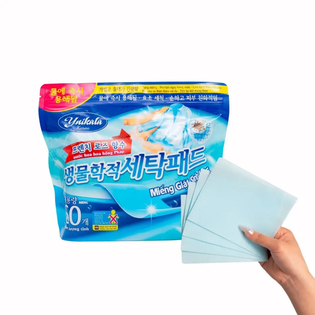 [QUÀ TẶNG] Miếng Giặt Sinh Học/Hạt Xả Vải Ynikala Hương Hoa Hồng giúp làm sạch thơm quần áo