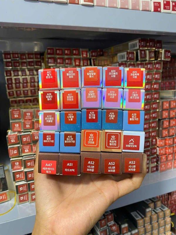 son black màu A06 A12 A32 A26 A51 A52 Son Môi Son Kem