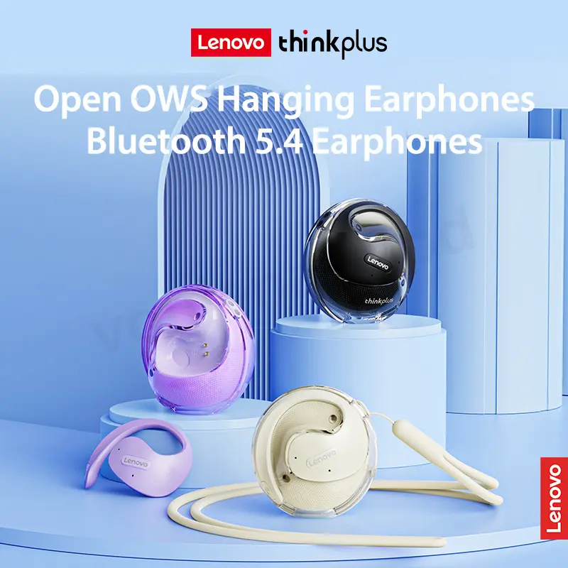 Lenovo Thinkplus X15 Pro OWS Headphones Wireless Bluetooth 5.4 Sports Headphones Noise Reduction HiFi Stereo for IOS Android Music Headphones