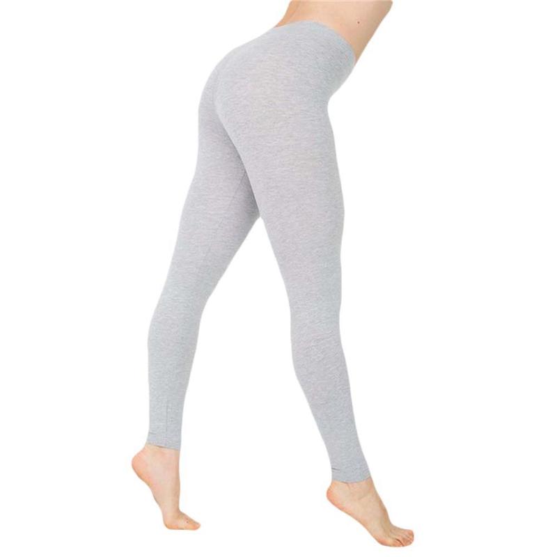 Quần Legging Co Giãn Màu Trơn Cho Nữ, Quần Bó Ôm Eo Cao, Quần Bút Chì, Quần Dài 6