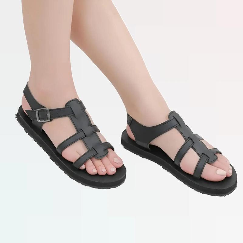 Giày Sandal Nữ M58 Form Rọ Màu Đen DéP Shoes 1