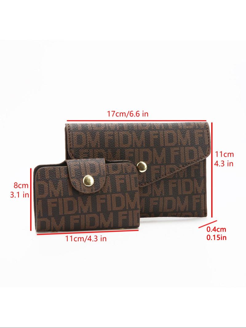 Product Introduction of Women's Fashionable Bow Decorated Handbag & Clutch Bag & Wallet, Casual Versatile Pu Leather Bag Set, Trendy All-match Bag Set for Daily Use 3