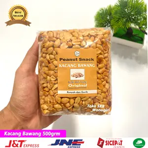 500Gram Kacang Bawang Renyah Dan Gurih