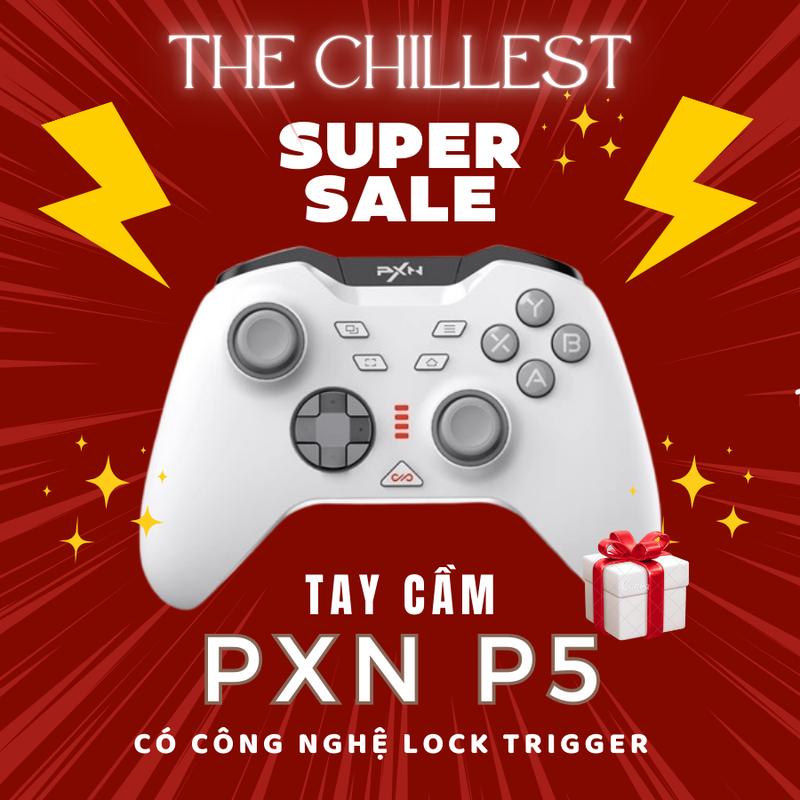 Tay cầm chơi game PXN P5 - Hall Joystick khóa Trigger 4 phím Macro Polling Rate 1000HZ