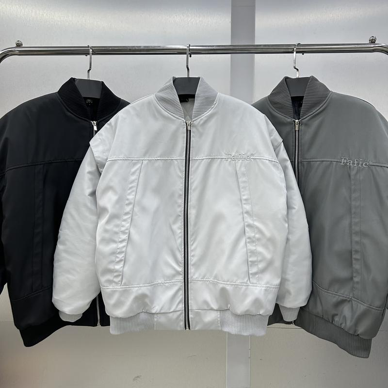 Áo khoác Bomber Pilot tay nhúm thêu FAFIC Basic, áo khoác bomber PILOT Tay nhúng unisex nam nữ chất dù trần bông - FAFIC STUDIO