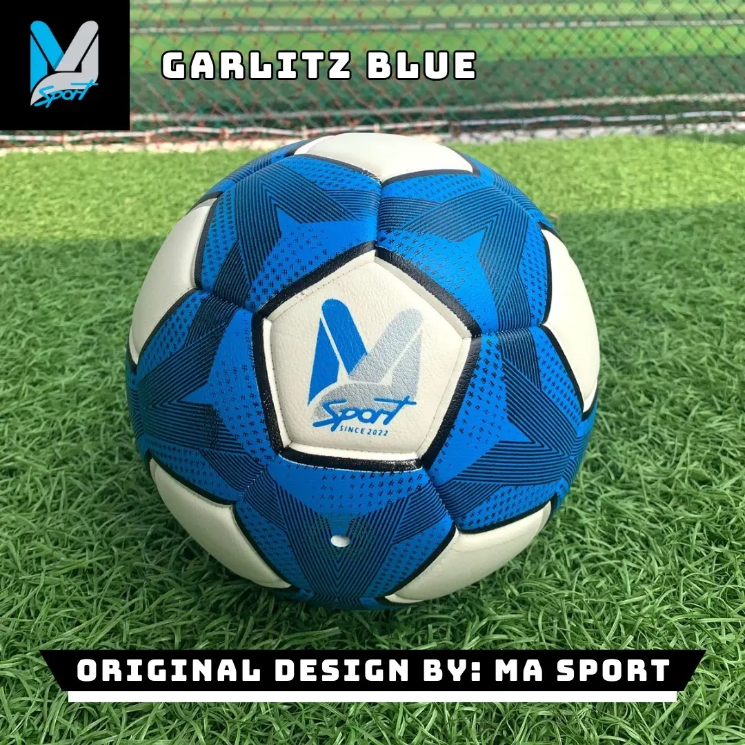 Bola Futsal l Design Garlitz Blue | Bola Murah (untuk anak dan dewasa)