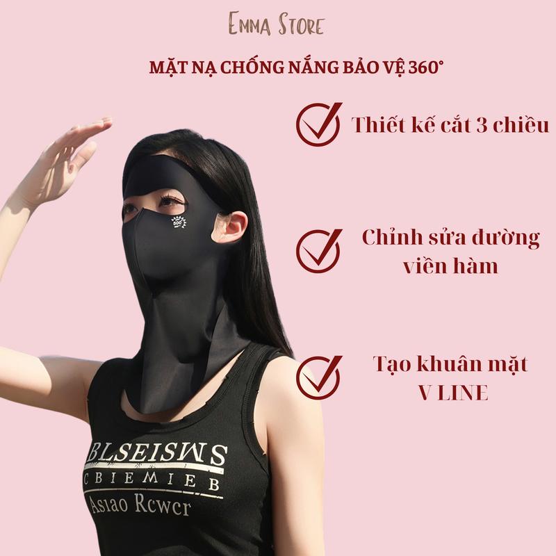 Mặt nạ chống nắng bảo vệ toàn diện, che nắng hiệu quả 360 độ Emma Store 2