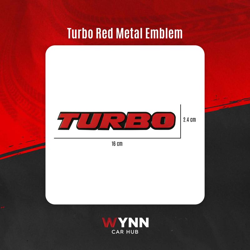 Turbo Red Metal Emblem Universal TikTok Shop Philippines turbo-red-metal-emblem-universal-tiktok-shop-philippines