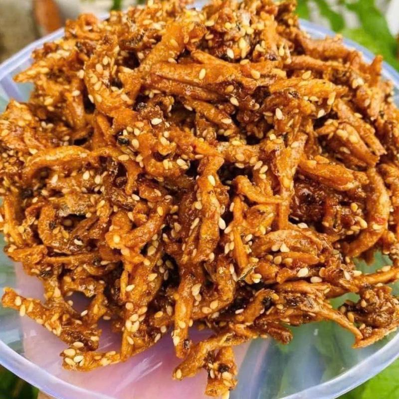 2 Hủ 400G ( Luôn Cả Hủ) Cá Cơm Rim Mè Vừng Vị Mặn Ngọt Cay Nhẹ - Ăn Vặt Cô Hai 2