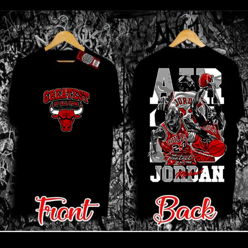This Jordan NBA Bulls Graphic T-shirt is inspired by the greatest basketball player of all time
