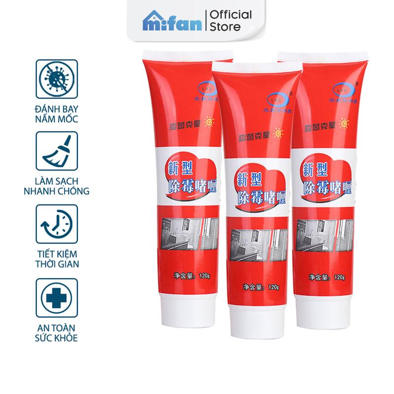 Gel tẩy mốc đa năng LKB 120ml - Tẩy nấm mốc silicon, gioăng cao su máy giặt, mốc chân tường cực mạnh
