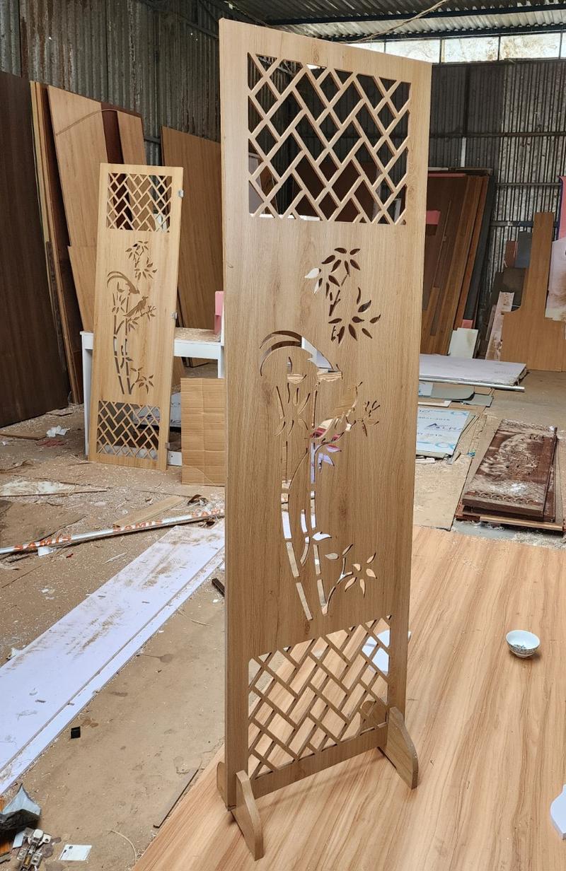 Product Introduction of Vách ngăn bình phong cây trúc HUCHU chất liệu gỗ mdf phủ melamine 3