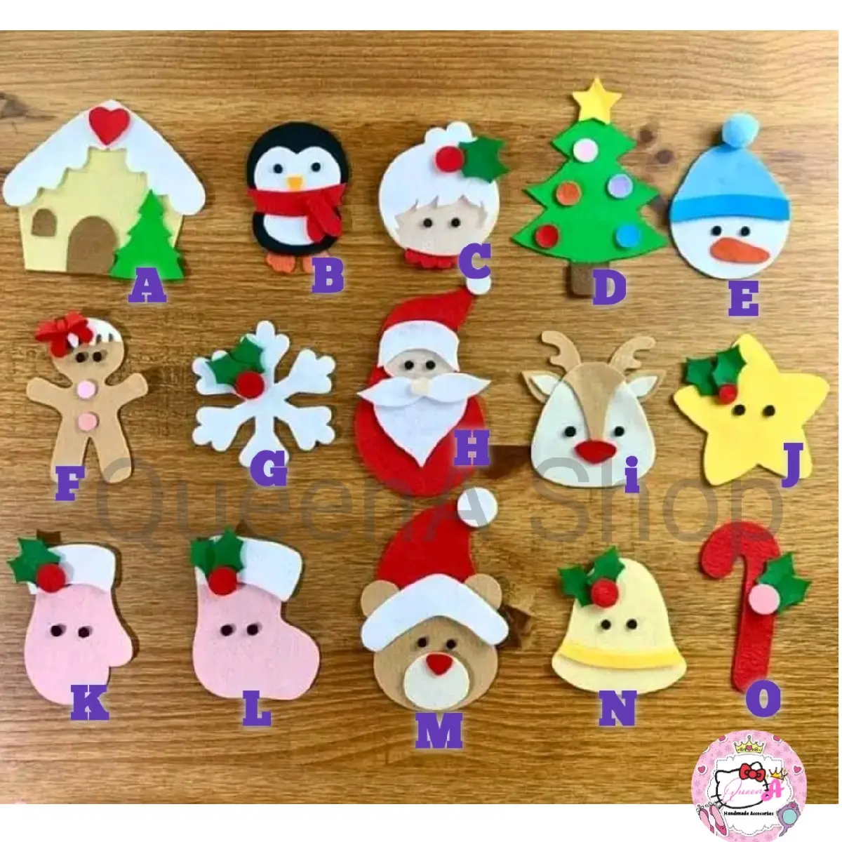 Aplikasi Hiasan Natal - 15 Varian Model Favorit - Ukuran 5x9 - Minimal Order 10K