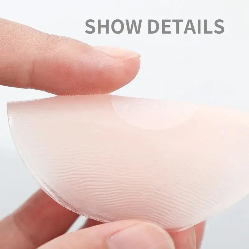 12 buah / Kotak Silicone Backless Bra / Wings Bra / Wing Bra / Nu Bra / Invisible Bra / Nipple Silicone Pad Bra Tempel Import Premium Bh 4