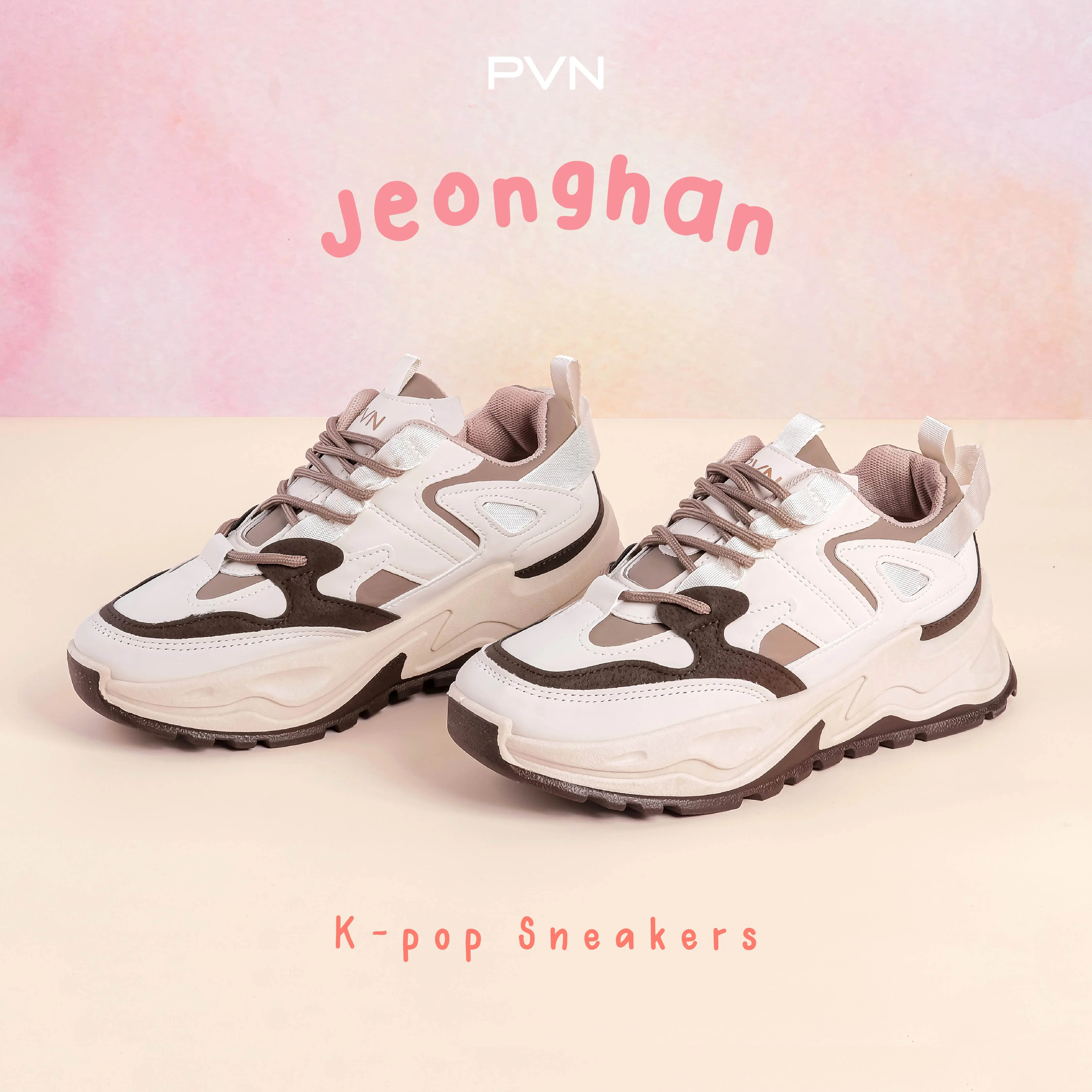 PVN Jeonghan K-Pop Sneakers/Choco 605
