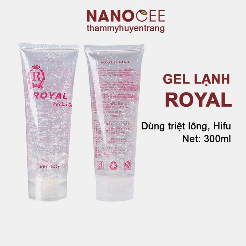 Gel Triệt Lông Lạnh Royal Dùng Cho Máy Triệt Lông, Hifu, Nâng Cơ, RF Trẻ Hóa Da