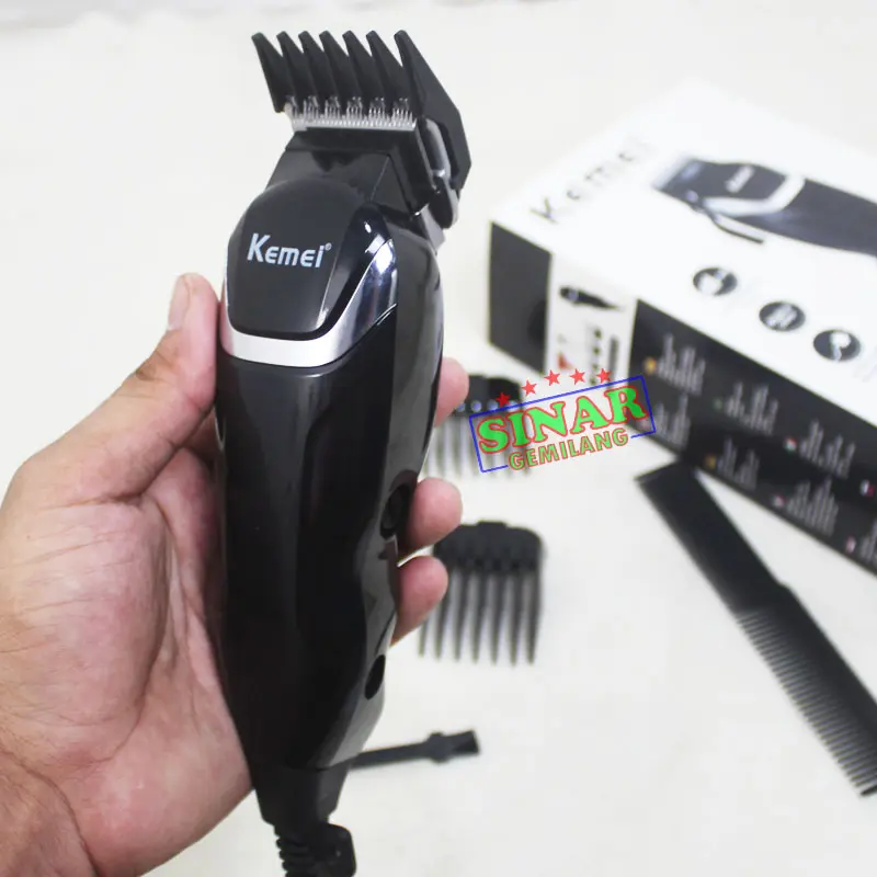 Hair Clipper Kemei KM-737 Alat Cukur Rambut Barbershop Mesin Pangkas Dan Potong Rambut Elektrik 5
