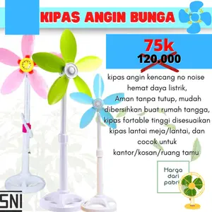 Kipas Angin berdiri Kencang（mini stand fan）/ Kipas Gantung Super Hemat No Noise Hemat Daya Listrik, Aman Tanpa Tutup, Mudah dibersihkan buat rumah tangga, kipas fortable tinggi disesuaikan kipas lantai meja/lantai, d