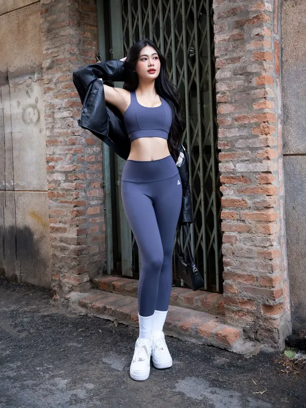 Áo bra tập gym yoga nữ Fitme Flow dây đan chéo hỗ trợ luyện tập chống xệ Racer Back - BRRB 4
