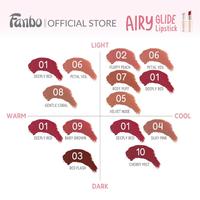 Gambar Fanbo Airy Glide (DP1) Lipstick 3X Natural Oils - 01. Deeply Red dari Fanbo Kota Administrasi Jakarta Barat 4 Tokopedia